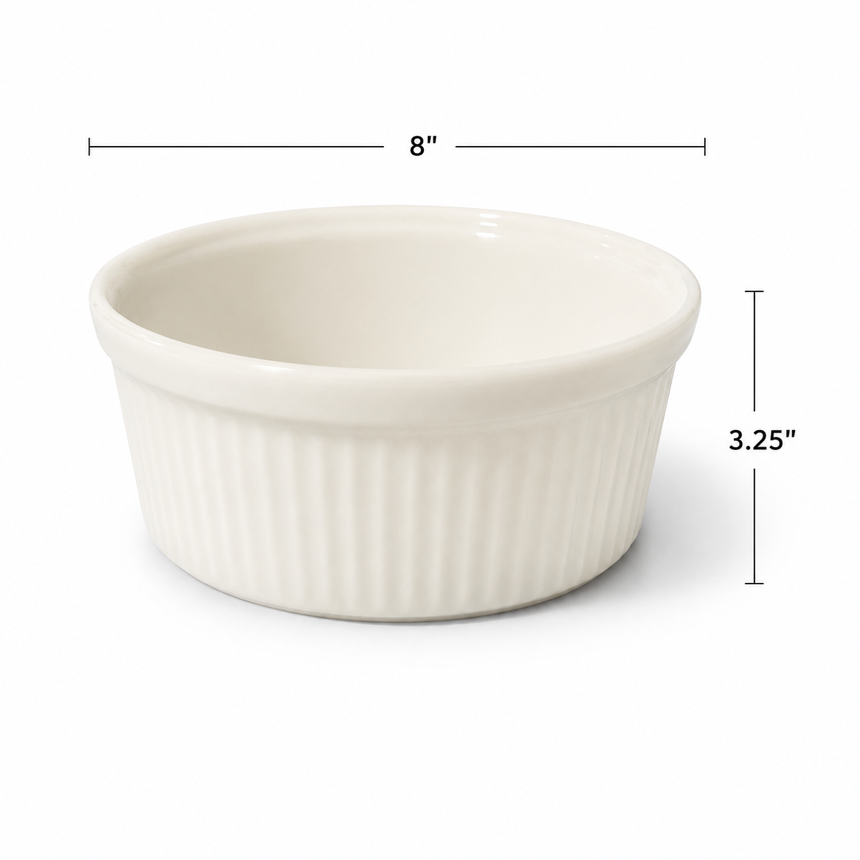 1970s Anchor Hocking Milk Glass Casserole Dish #1437 - 1.5 Quart