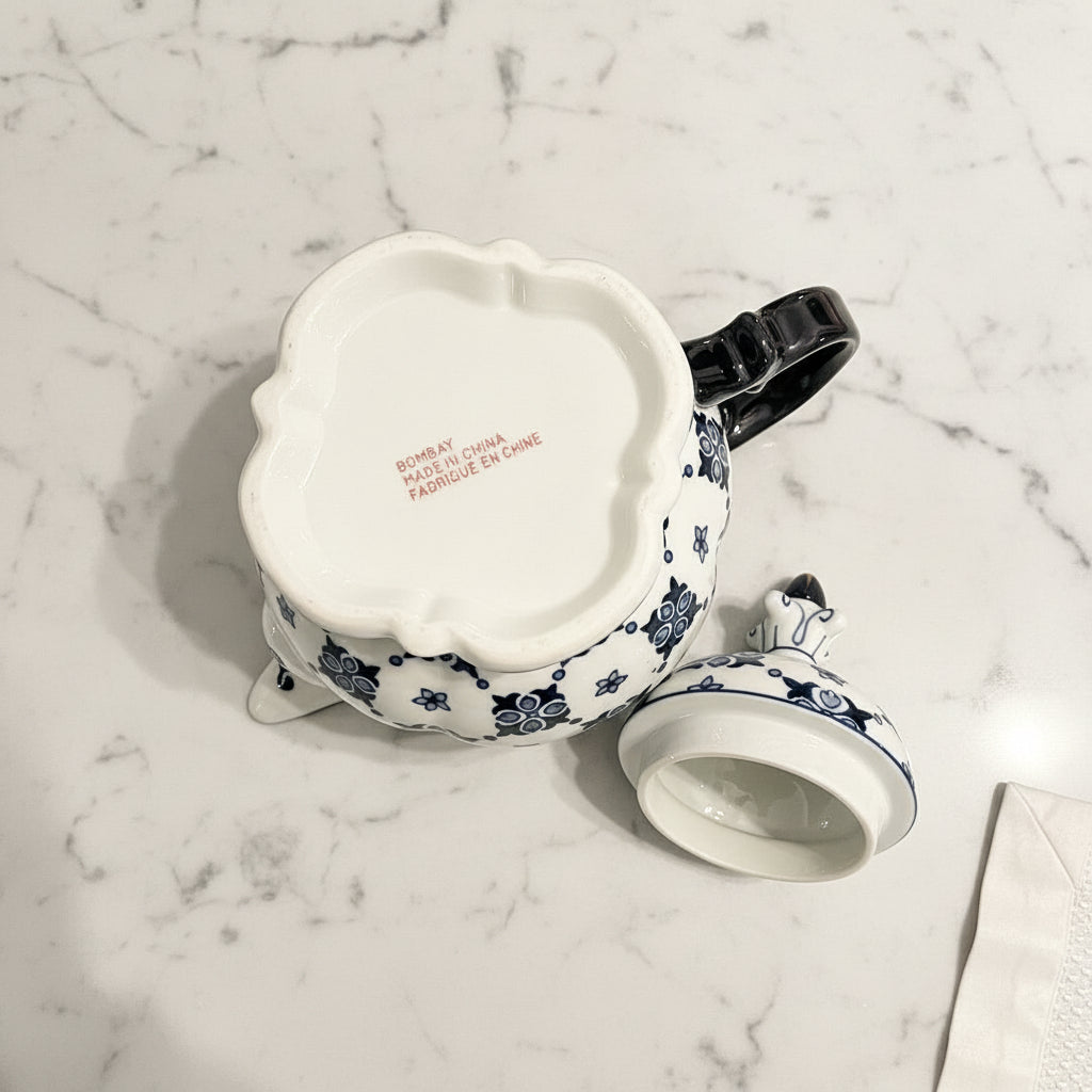 1990s Bombay Co Sommerhill Porcelain Teapot