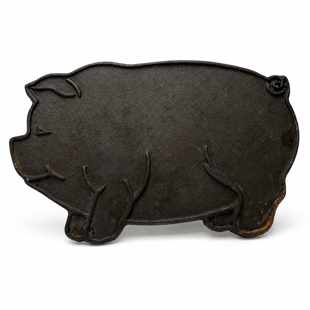 Norpro Cast Iron Pig Bacon Press with Wood Handle