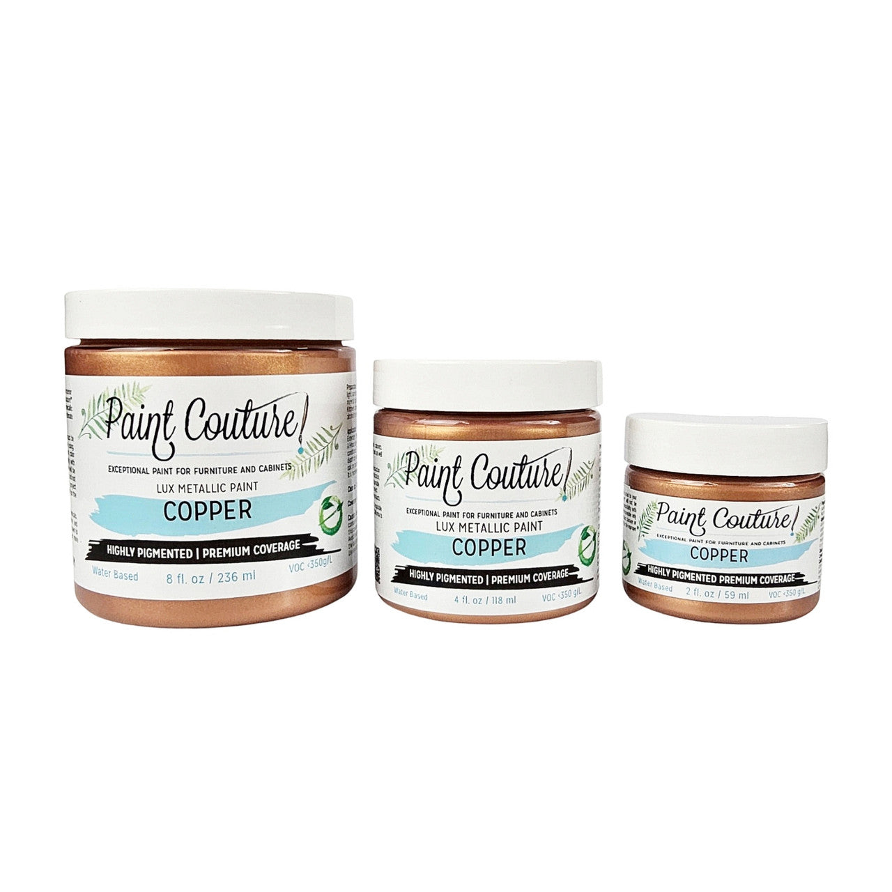 Copper Lux Metallic Paint by Paint Couture - Silky Satin Finish