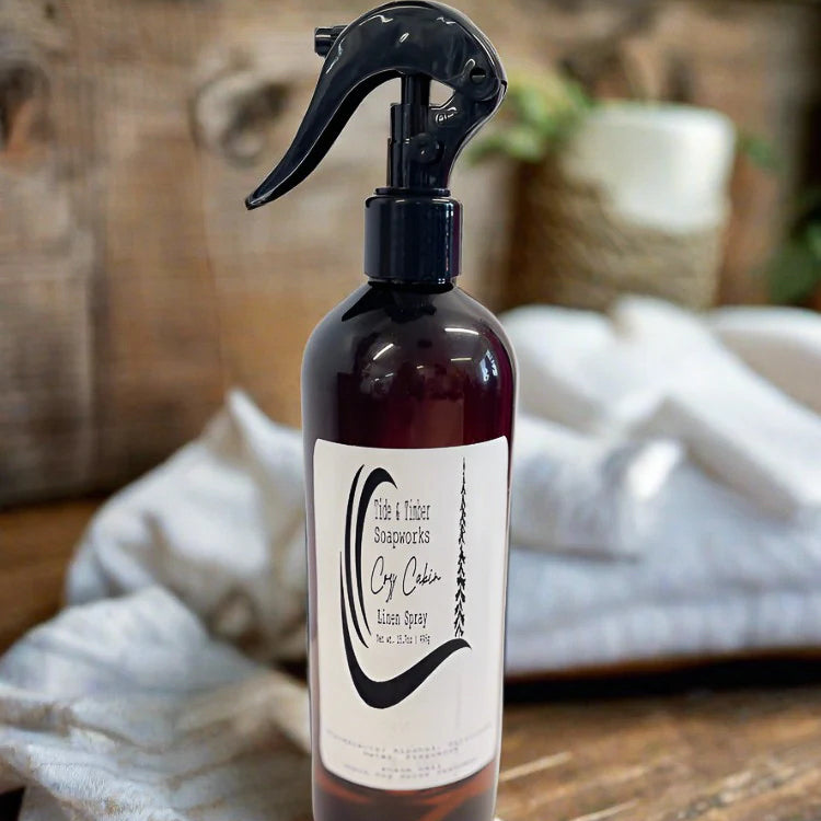 Cozy Cabin Linen Spray by Tide & Timber Soapworks