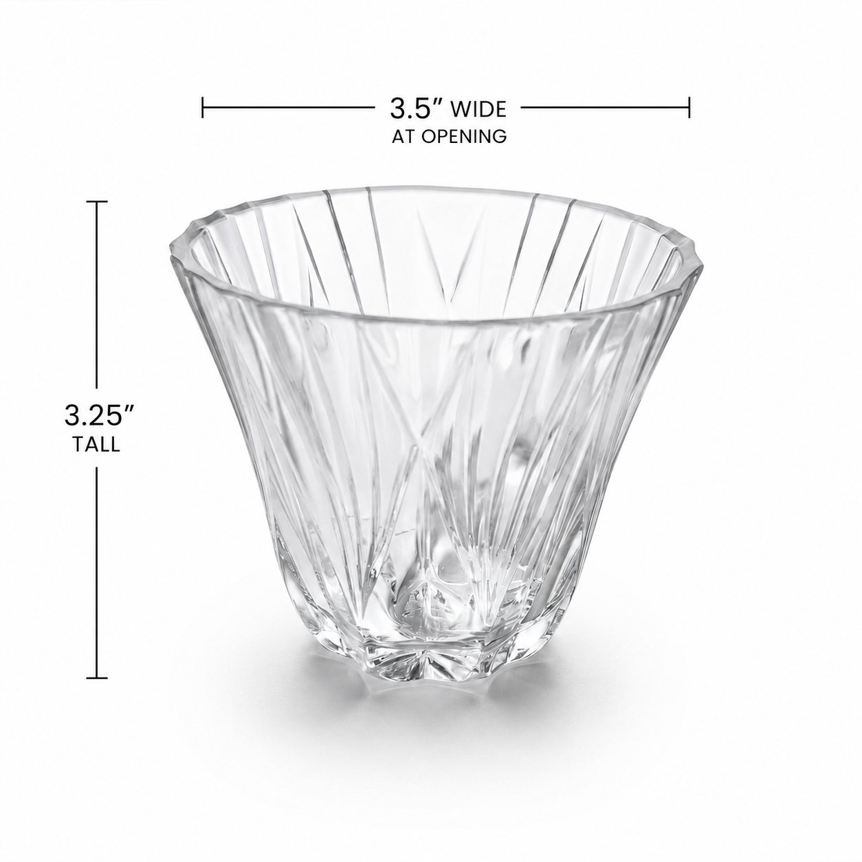 Vintage Crystal Votive Candle Holder - Elegant Holiday Lighting