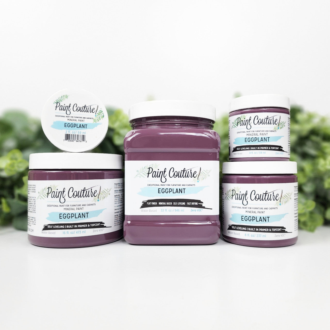 Paint Couture Eggplant All in One Acrylic Mineral Paint VOC Free