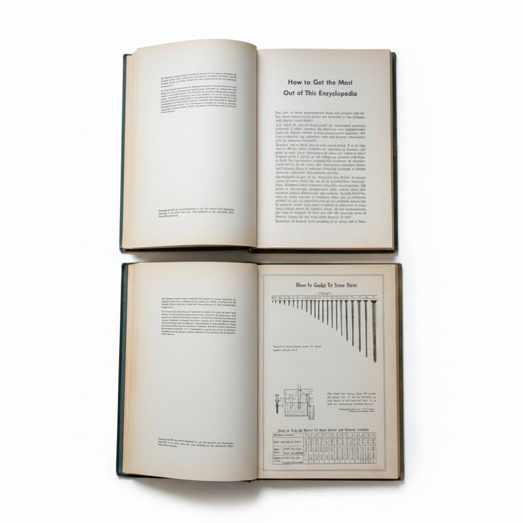1960 Audels Family Do-It-Yourself Encyclopedias Volume 1 & 2