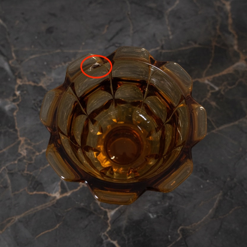 Vintage Fenton Valencia Amber Lidded Cigarette Box | USA c1969–1971