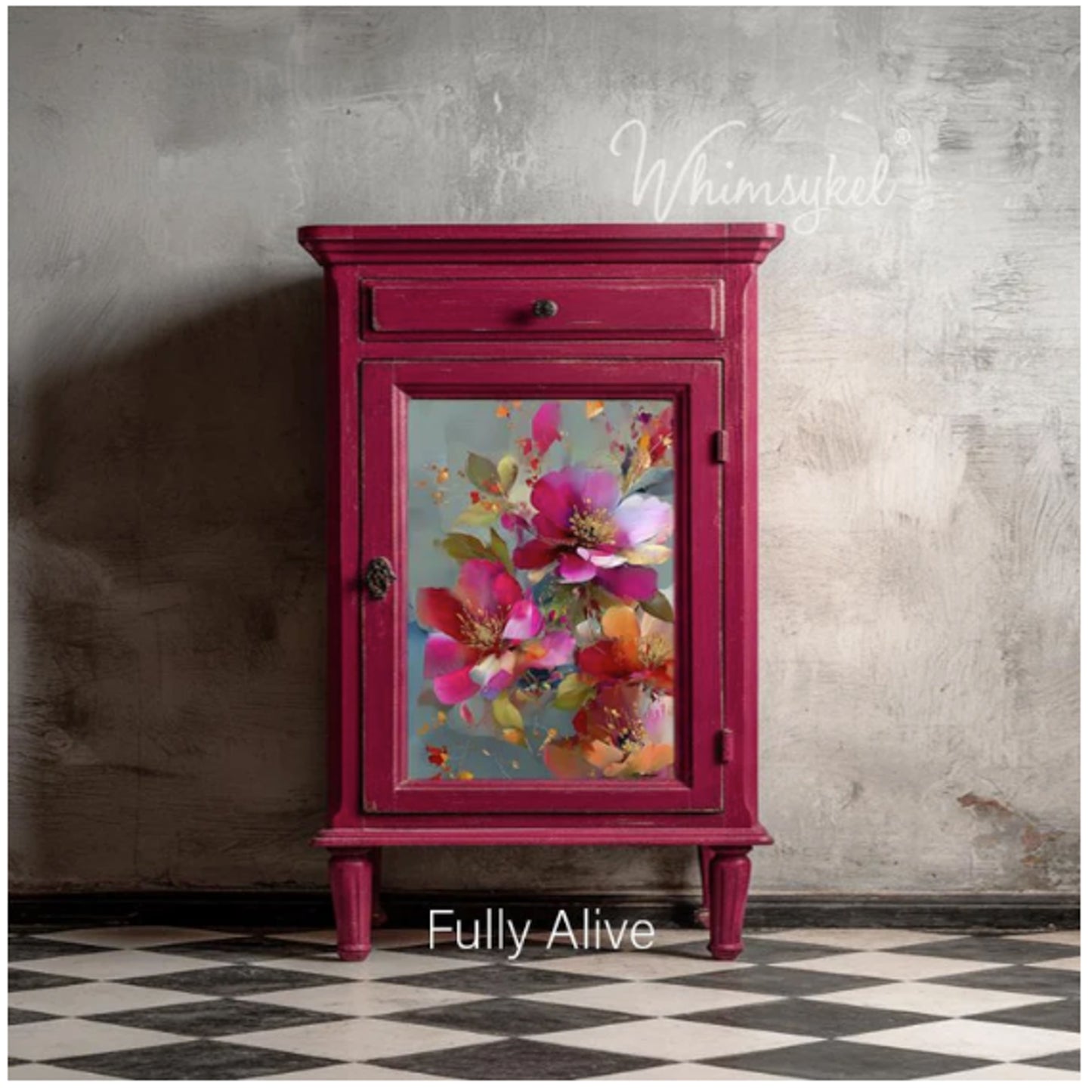 Whimsykel Designs Fully Alive Decoupage Paper - 29" x 21" 18 lb