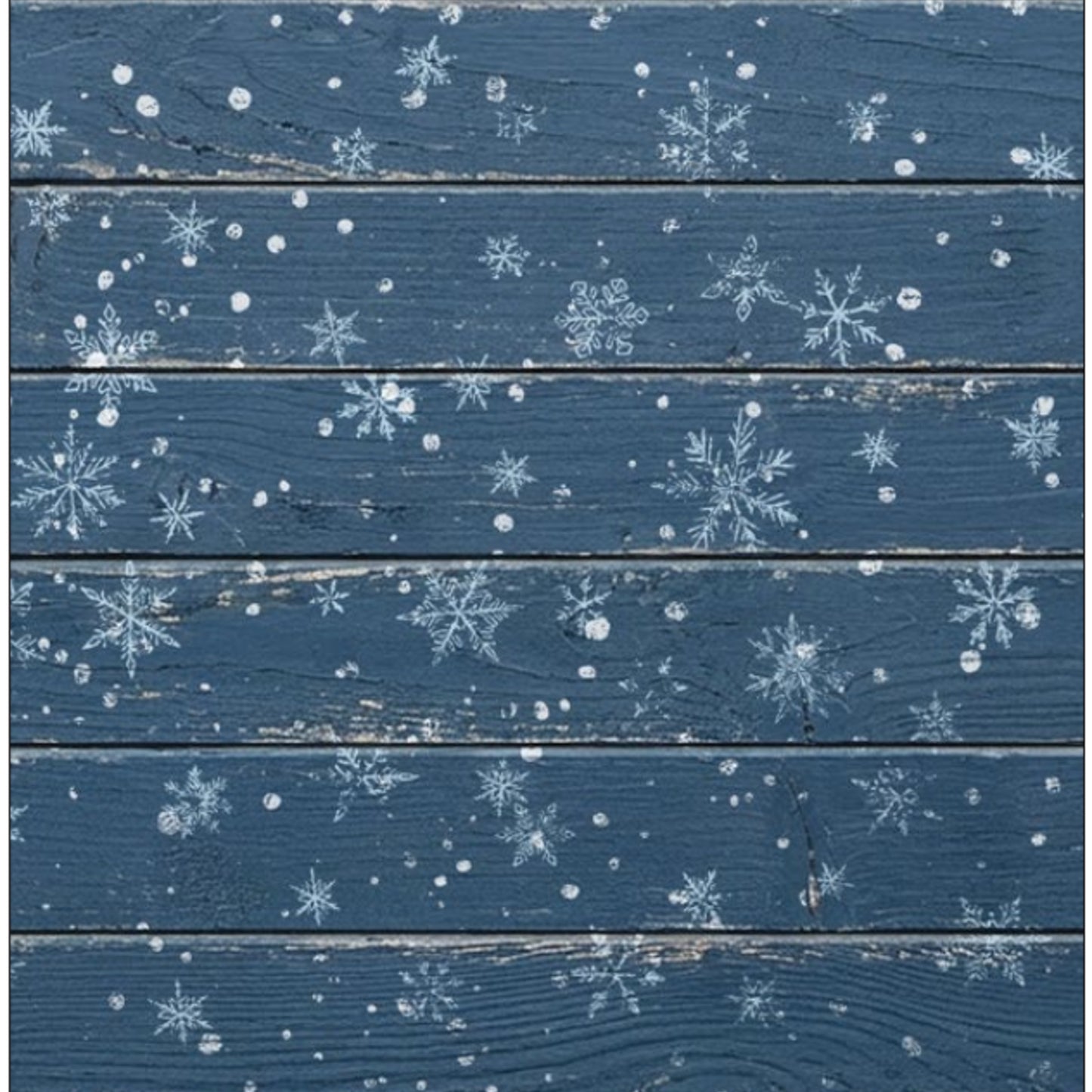 IOD Flurry Decor Stamp by Iron Orchid Designs - 12"x12" Winter 2026