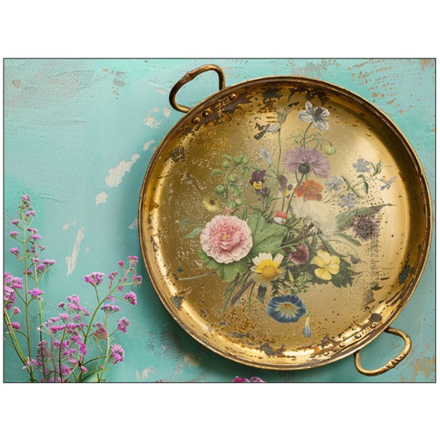 IOD Wilde Bloemen Decor Transfer - Iron Orchid Designs