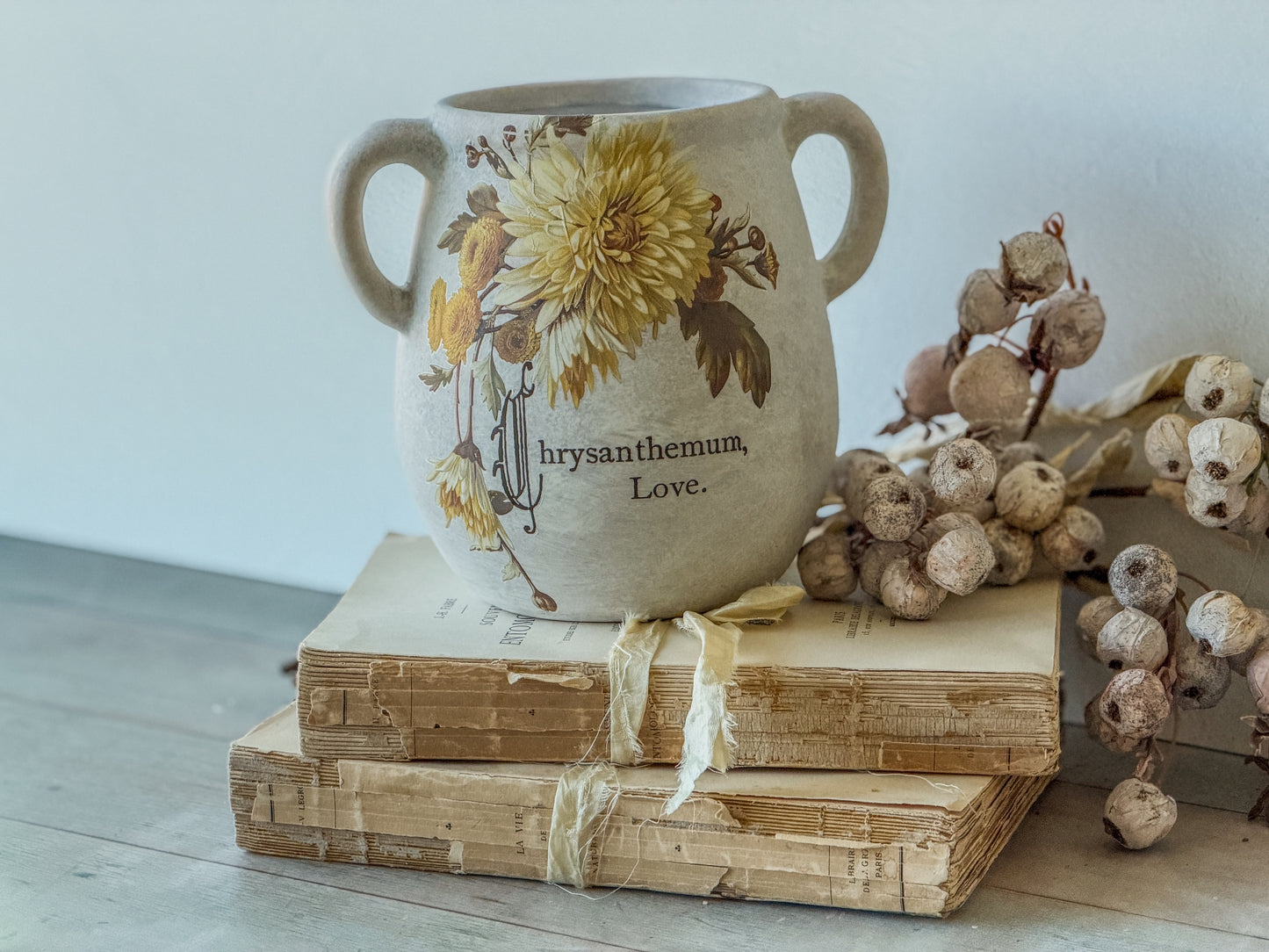 IOD Flowers By The Poets Decor Transfer by Iron Orchid Designs