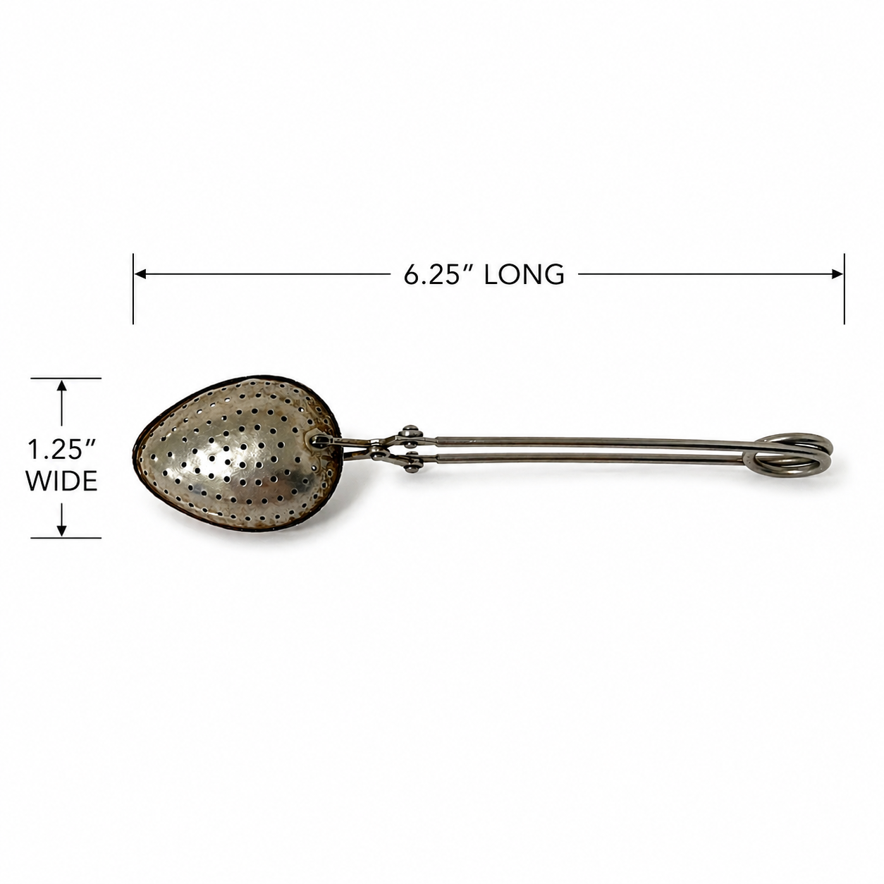 Vintage Japanese Hinged Metal Tea Infuser - Loose Leaf Steeper
