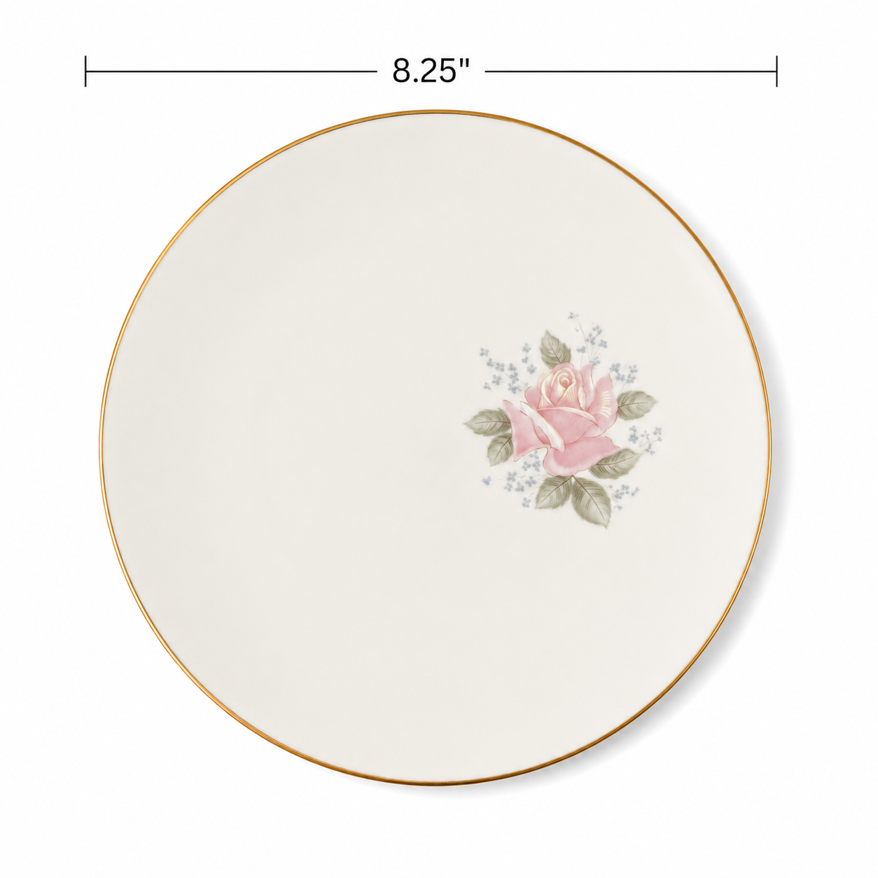 Vintage Noritake China Roseville Salad Plate #6238 - c1961 - 1973