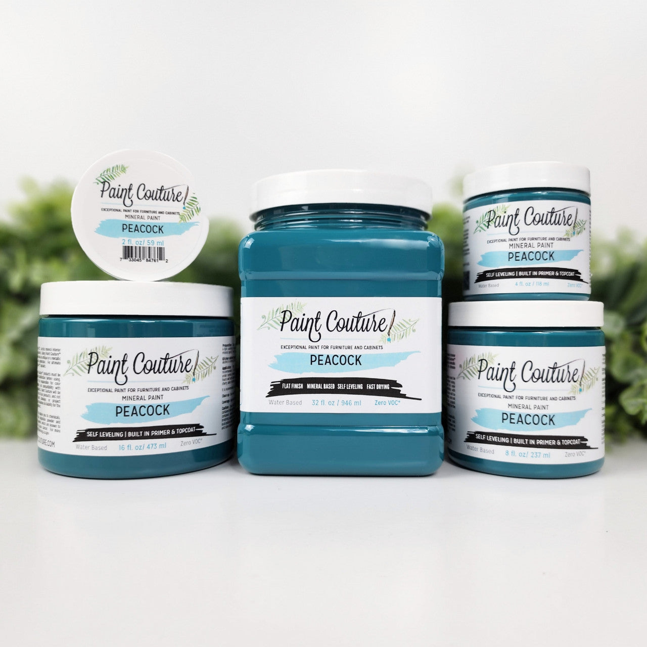 Paint Couture Peacock All in One Acrylic Mineral Paint VOC Free