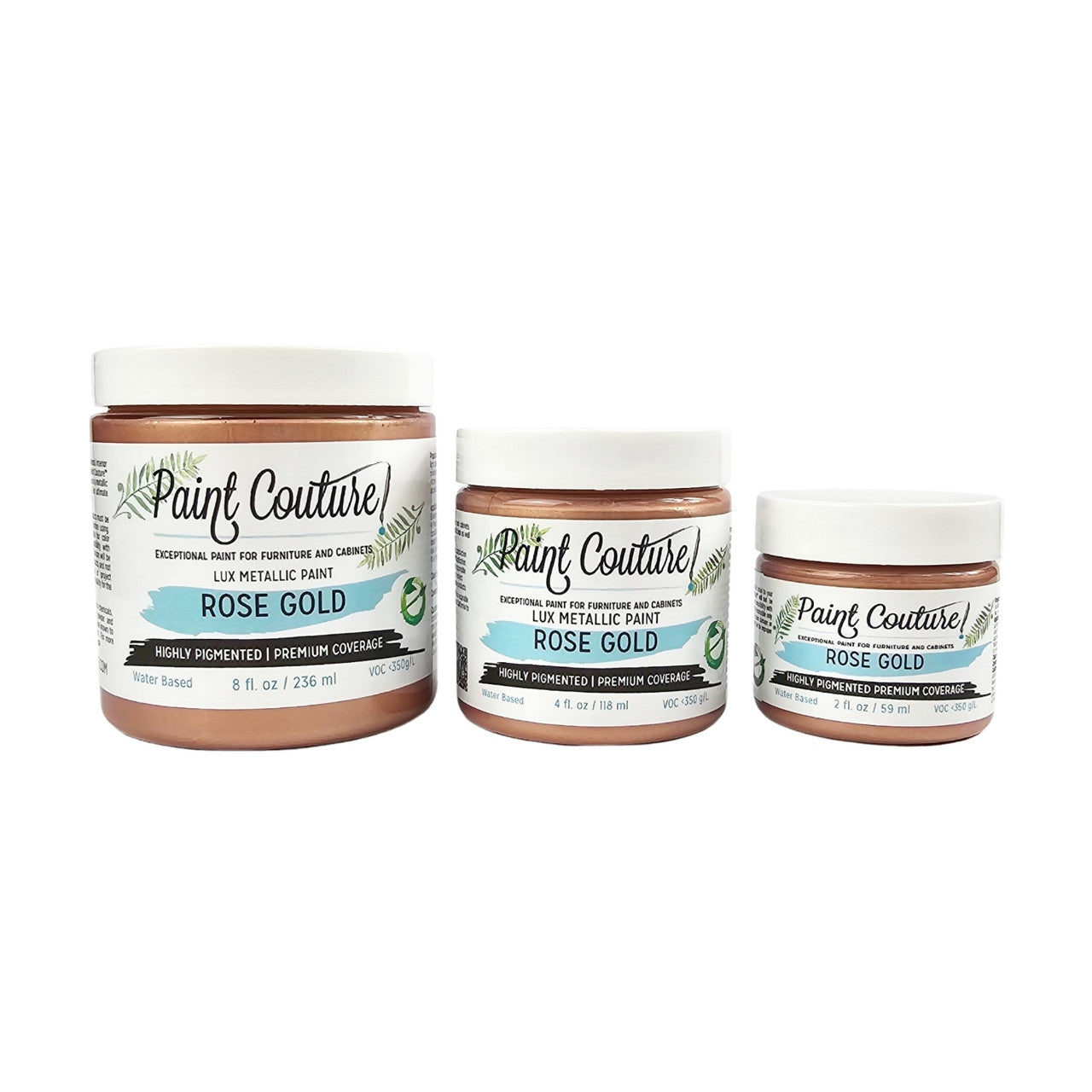 Rose Gold Lux Metallic Paint by Paint Couture - Silky Satin Finish