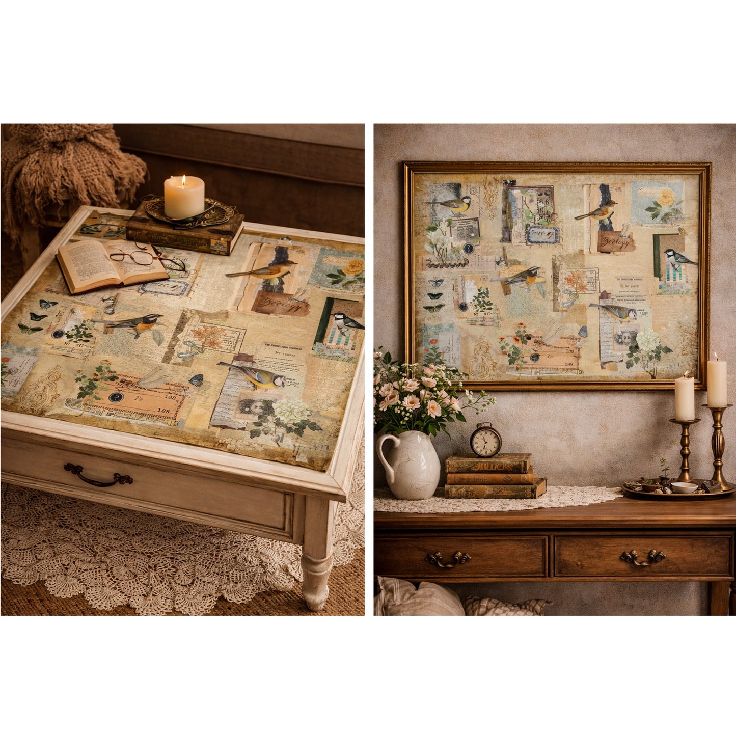 Scrappy Masterboard Decoupage Paper - Roycycled Treasures
