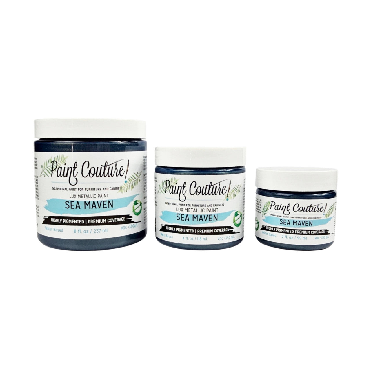Sea Maven Lux Metallic Paint by Paint Couture - Silky Satin Finish