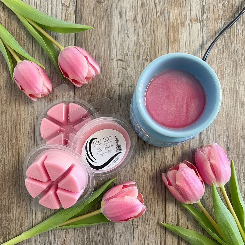 Tulip Fields Wax Melts by Tide & Timber Soapworks