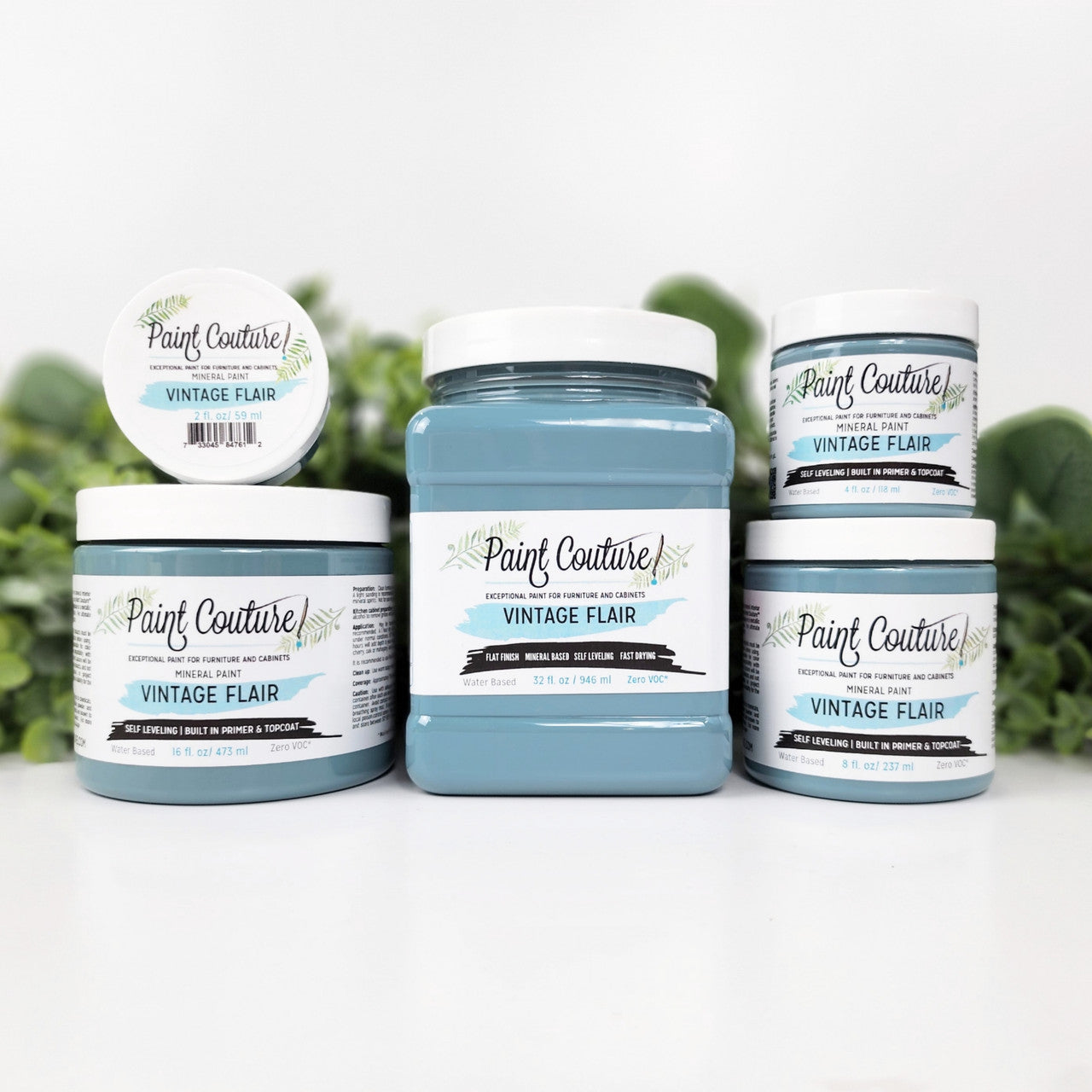 Paint Couture Vintage Flair All in One Acrylic Mineral Paint VOC Free