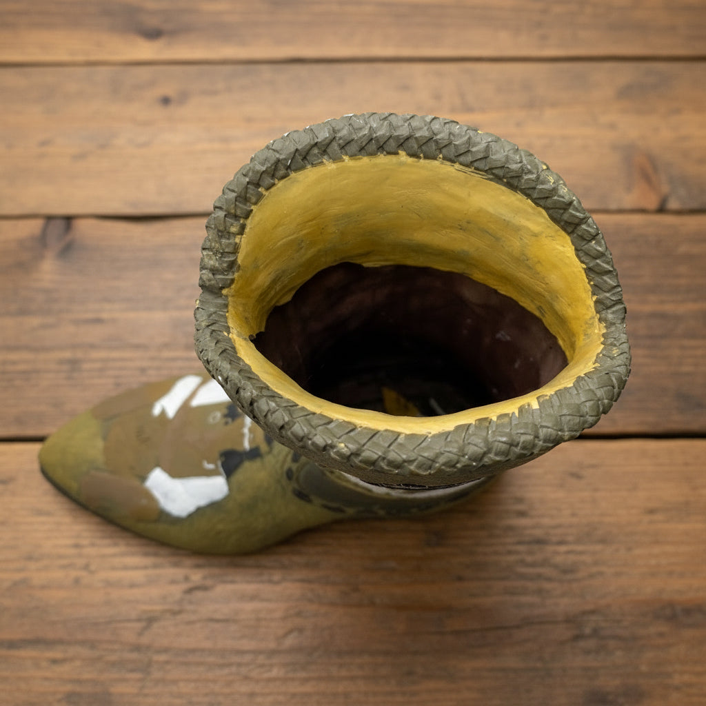 Western Boot Vase