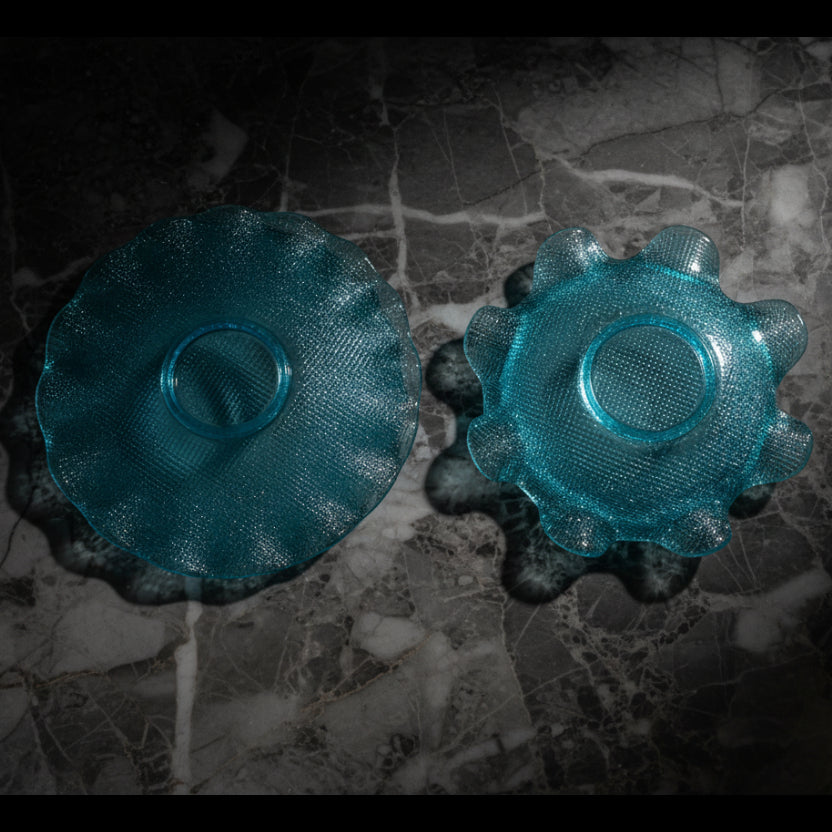 1960s Colony Glass Dessert Bowl with Underplate