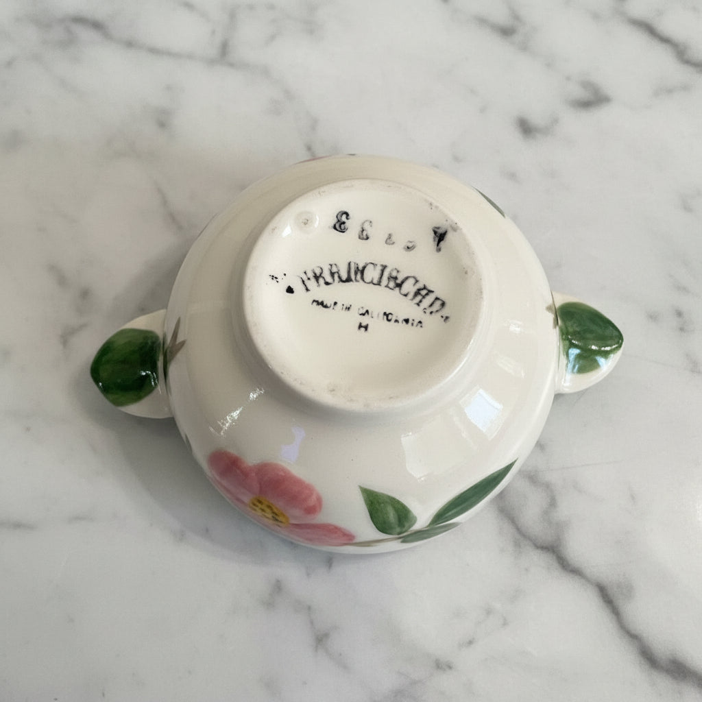 Vintage Franciscan Desert Rose Open Sugar Bowl