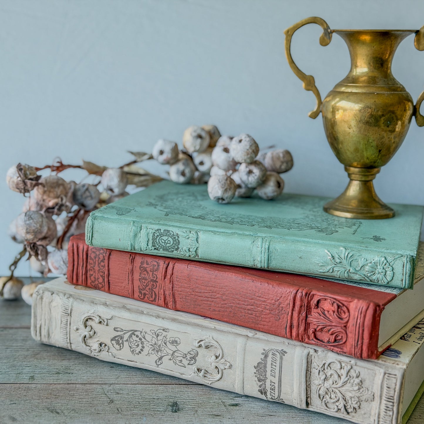 IOD Connoisseur's Library Decor Stamp by Iron Orchid Designs