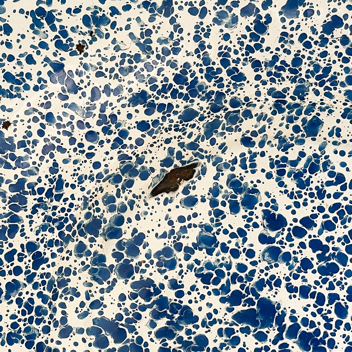 Large Enamel Splatterware Bowl