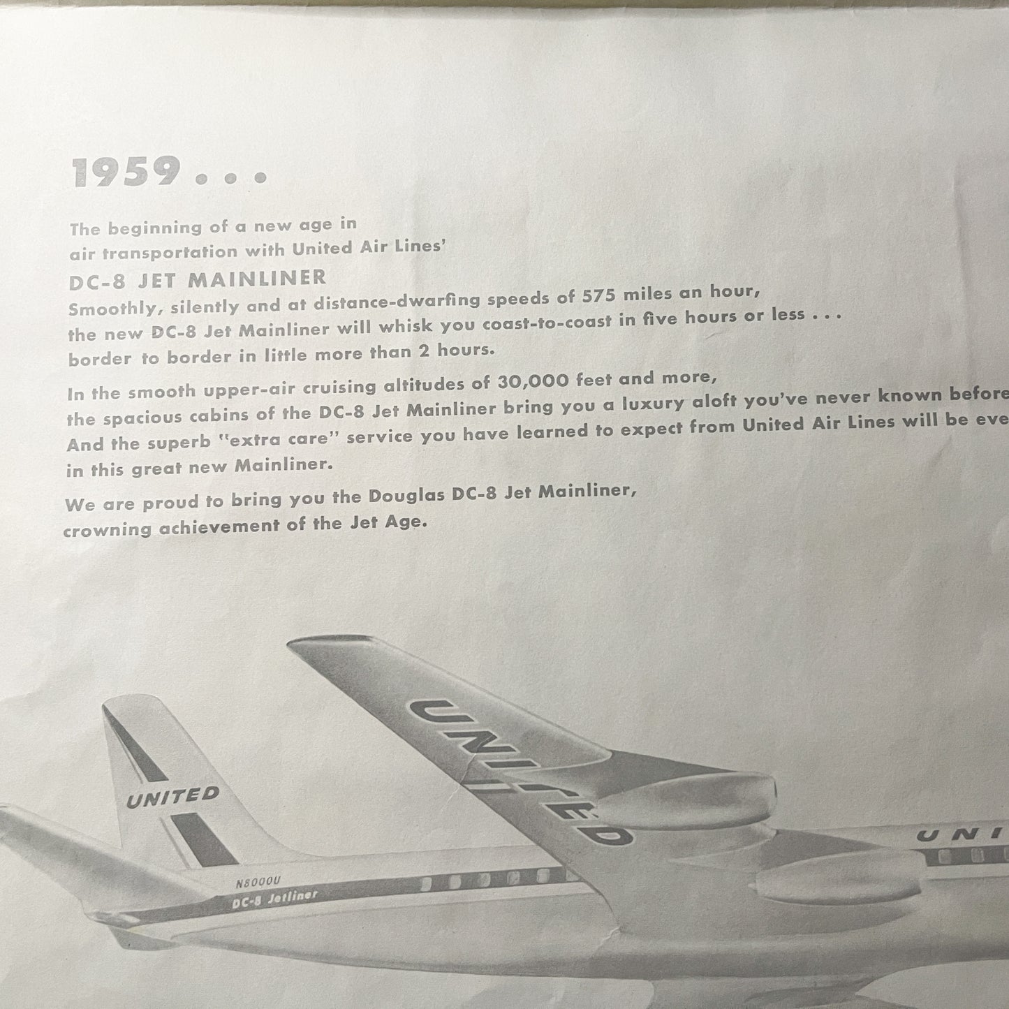 1959 Millard Sheets Framed Print "Sailing San Francisco Bay" United Airlines