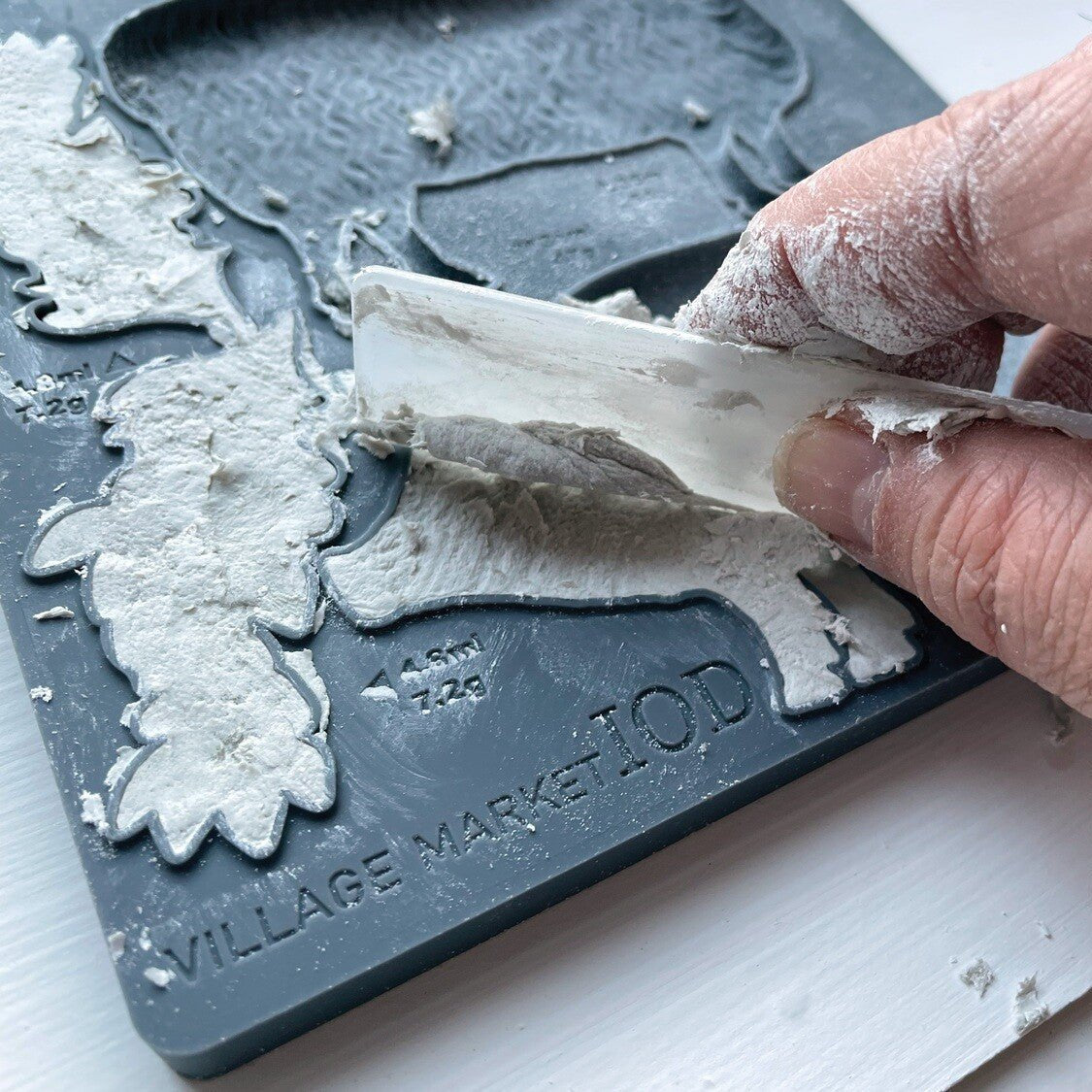 IOD Village Market Decor Mould by Iron Orchid Designs - 6x10 Silicone