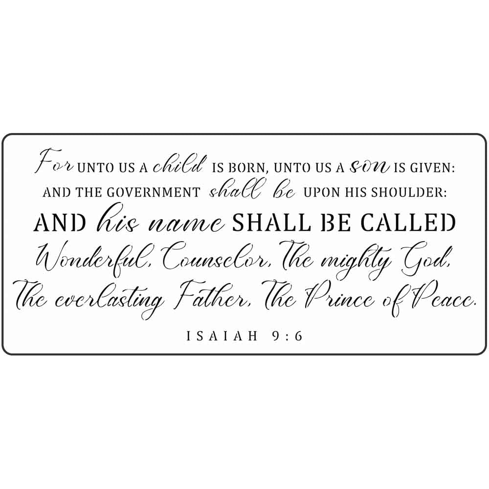 A Child is Born Stencil Pack - JRV