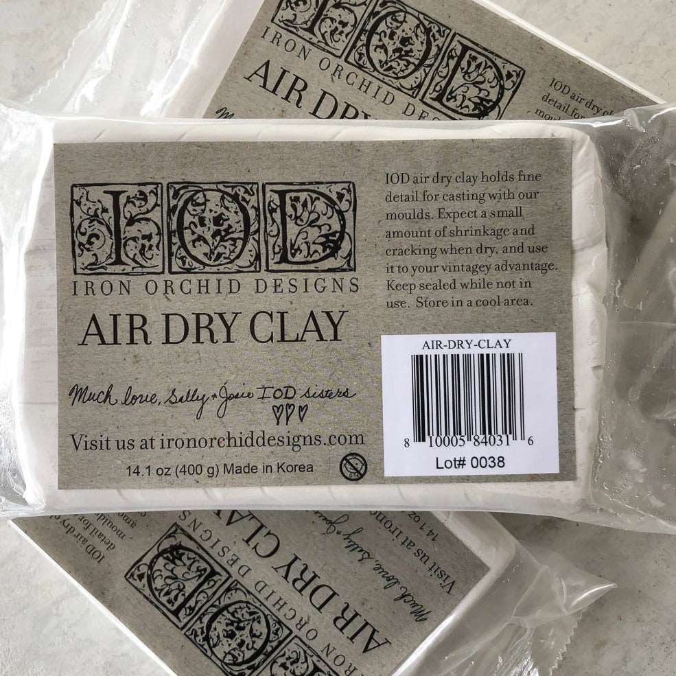 IOD Air Dry Clay 14 oz by Iron Orchid Designs - For Moulds & Crafts