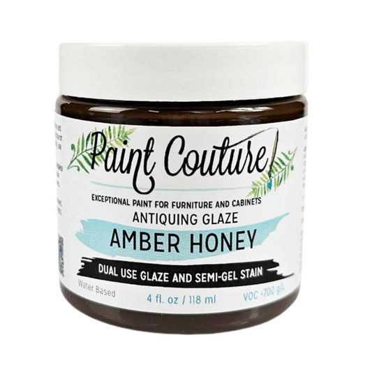 Paint Couture Amber Honey Antiquing Glaze and Semi-Gel Stain Finish