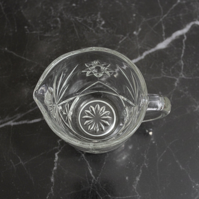 1960s Anchor Hocking Star of David Creamer