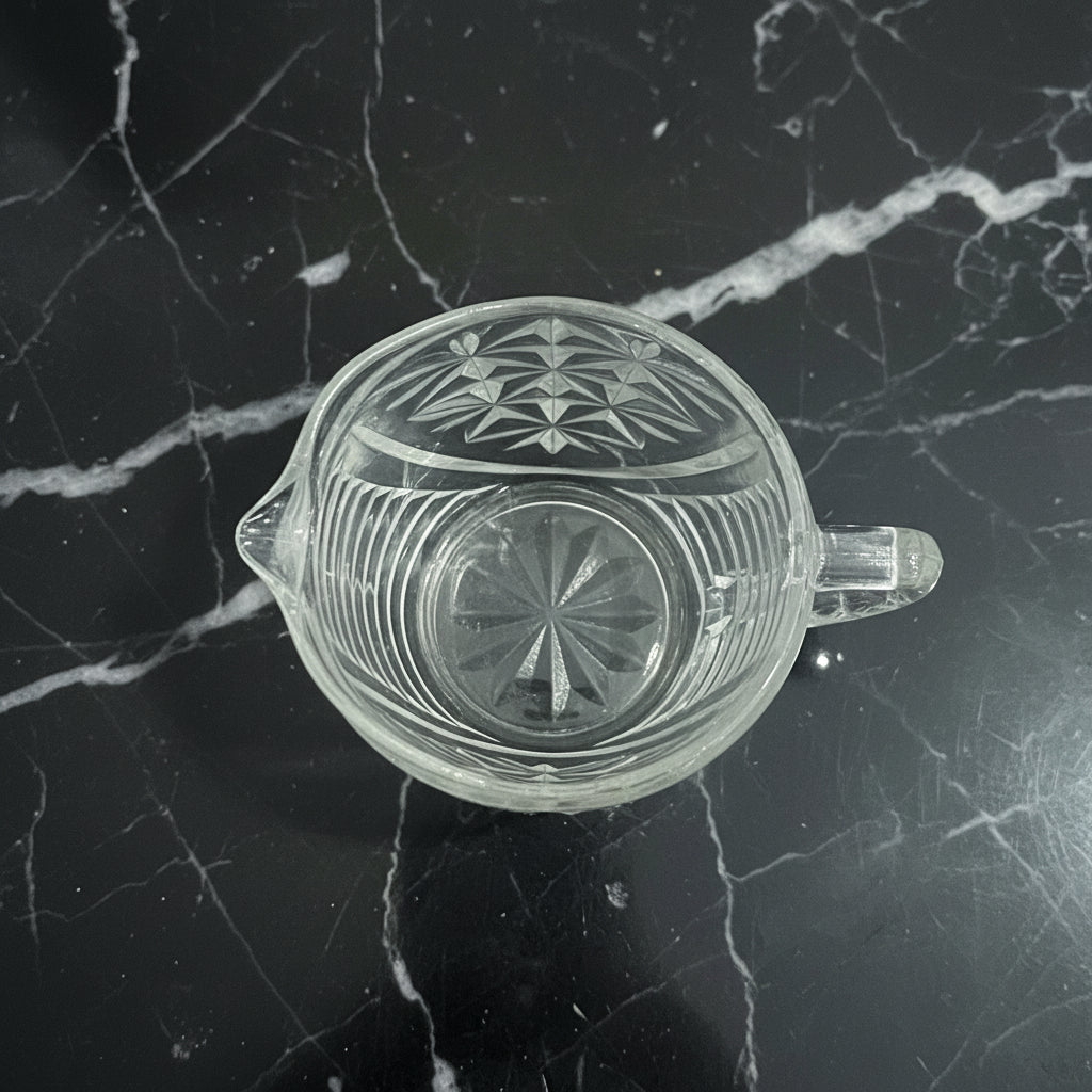 1960s Anchor Hocking Stars & Bars Creamer