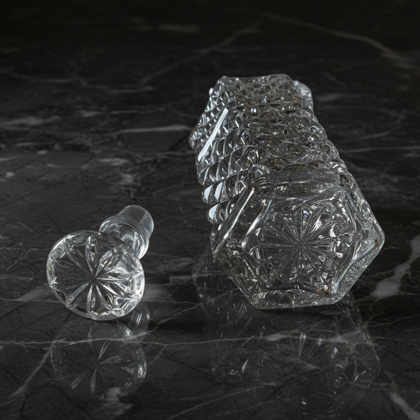 1960s Anchor Hocking Wexford Cruet with Stopper