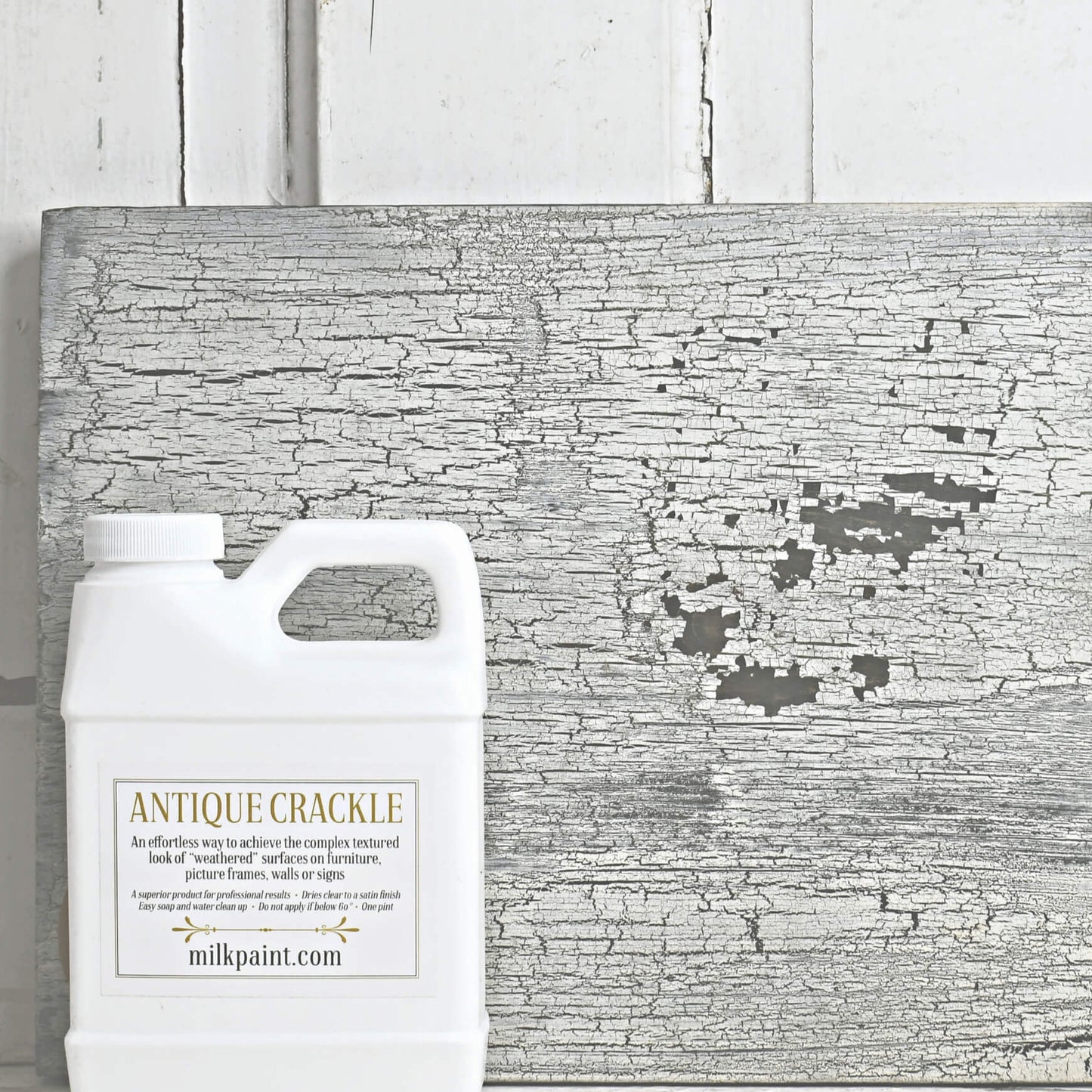 Old Fashioned Milk Paint Antique Crackle Medium - DIY Age Effects