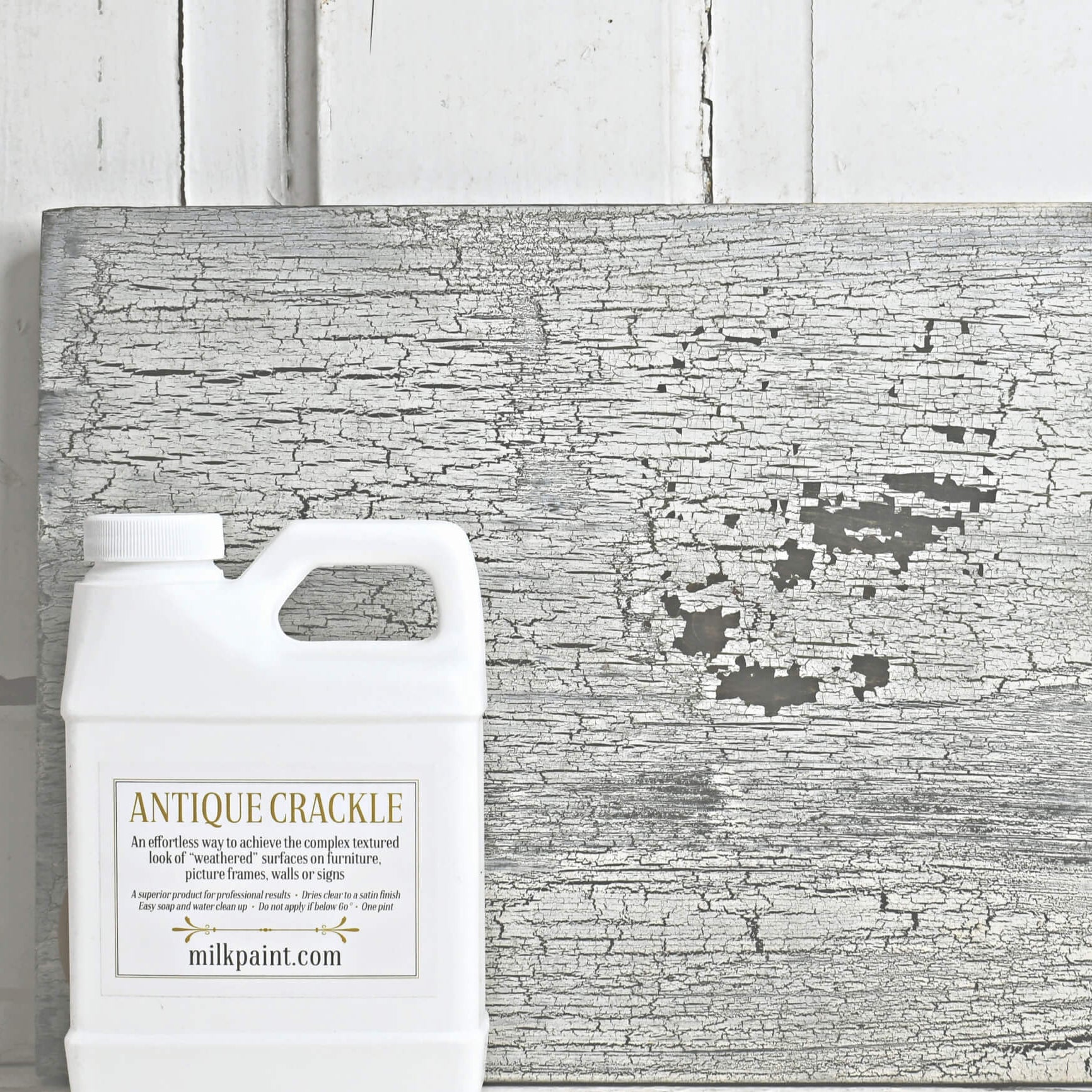 Old Fashioned Milk Paint Antique Crackle Medium - DIY Age Effects