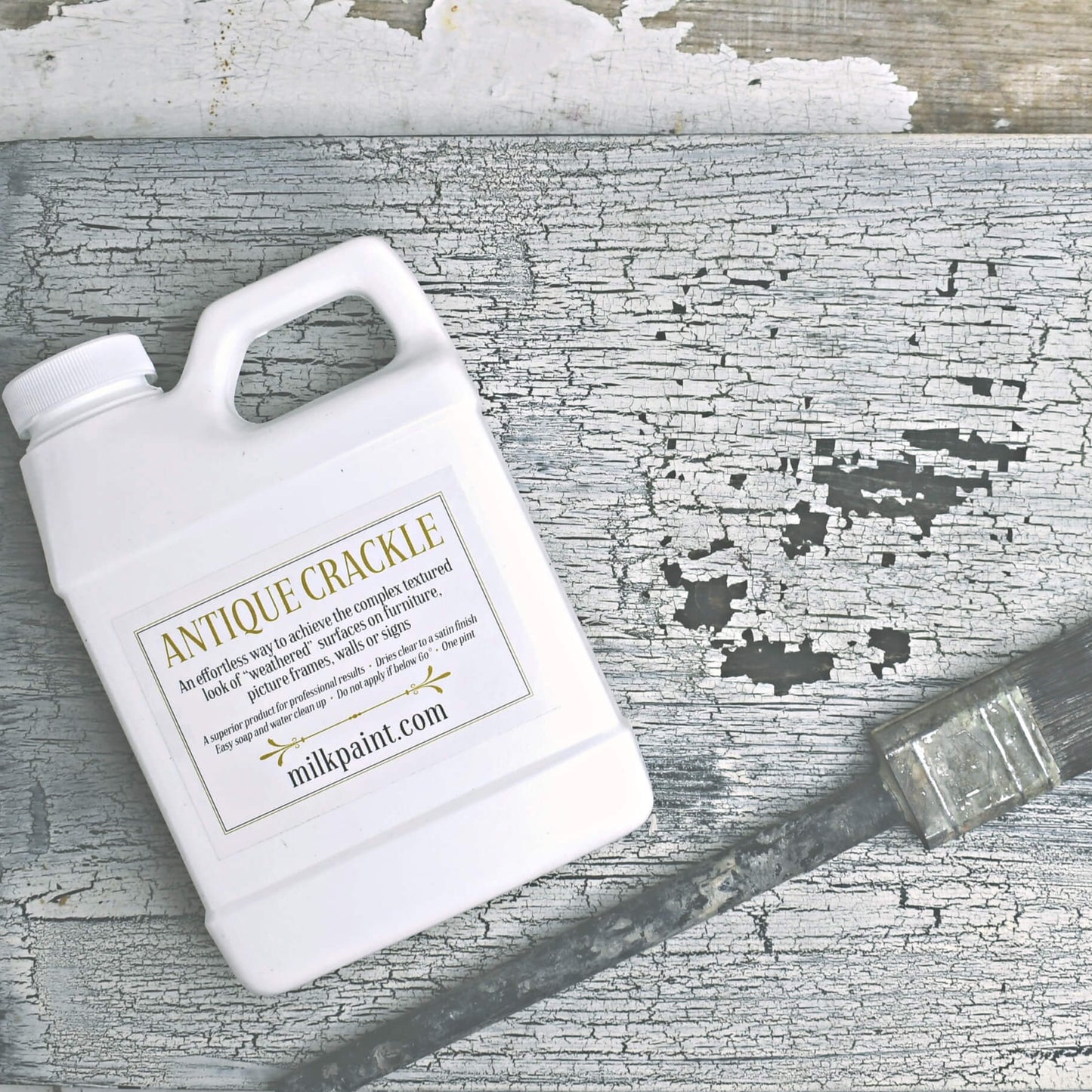 Old Fashioned Milk Paint Antique Crackle Medium - DIY Age Effects