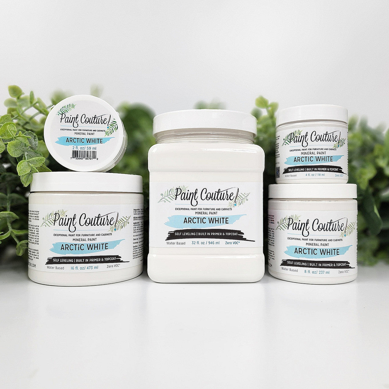 Paint Couture Arctic White All in One Acrylic Mineral Paint VOC Free