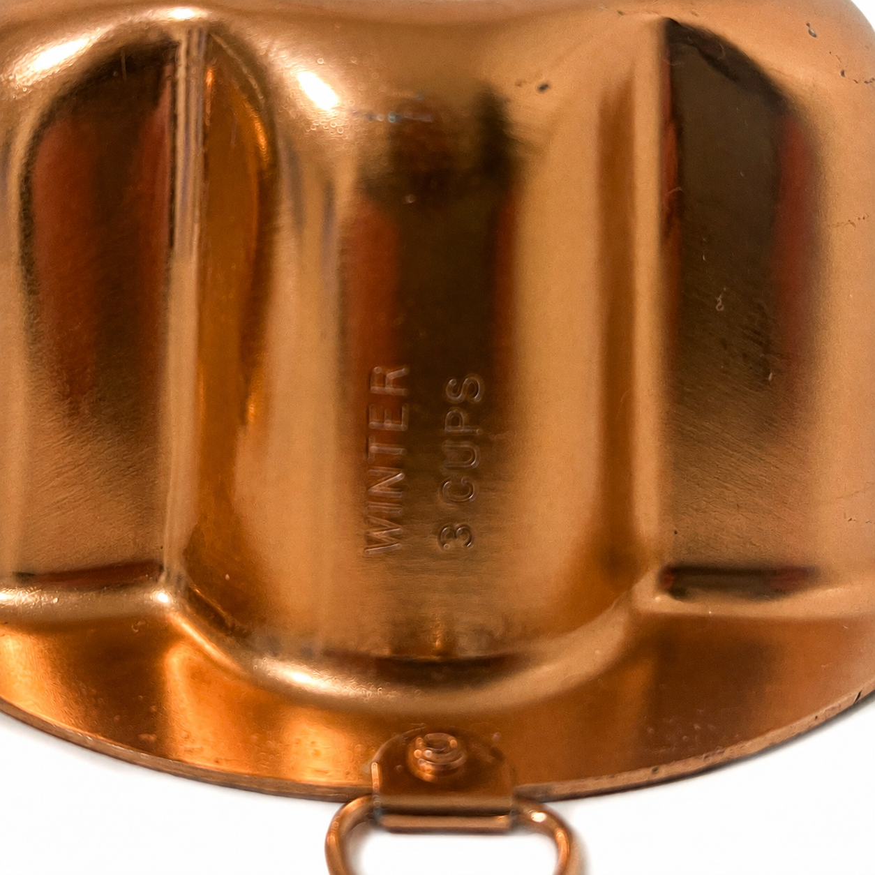 Vintage Copper-Tone Autumn & Winter Gelatin Molds – Set of 2