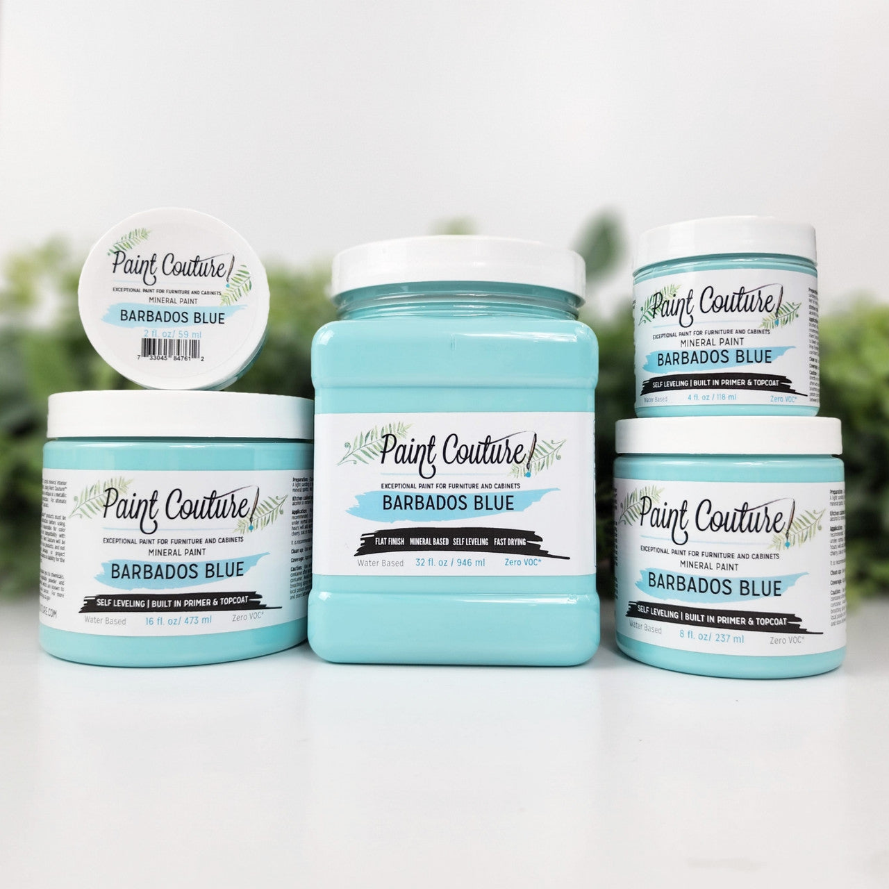 Paint Couture Barbados Blue All in One Acrylic Mineral Paint VOC Free