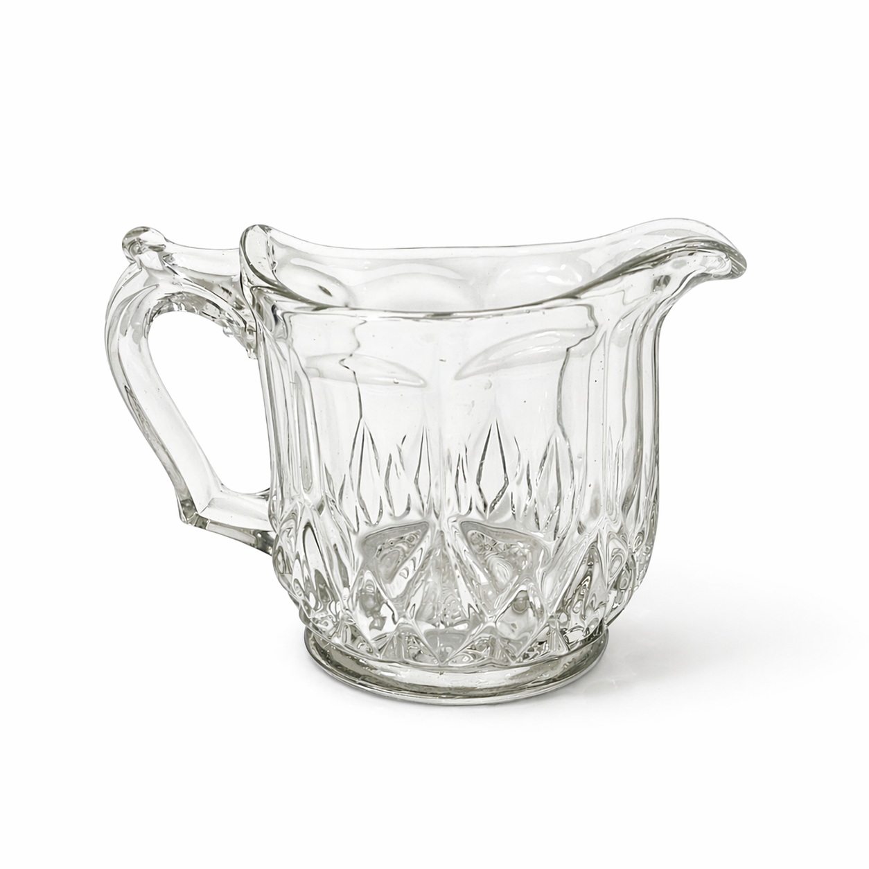 Vintage Bartlett Collins Creamer Pattern 65 Clear Pressed Glass - USA
