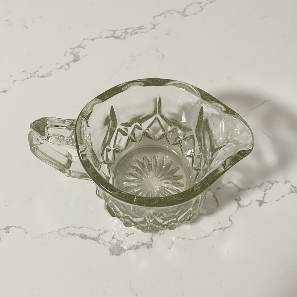Vintage Bartlett Collins Creamer Pattern 65 Clear Pressed Glass - USA
