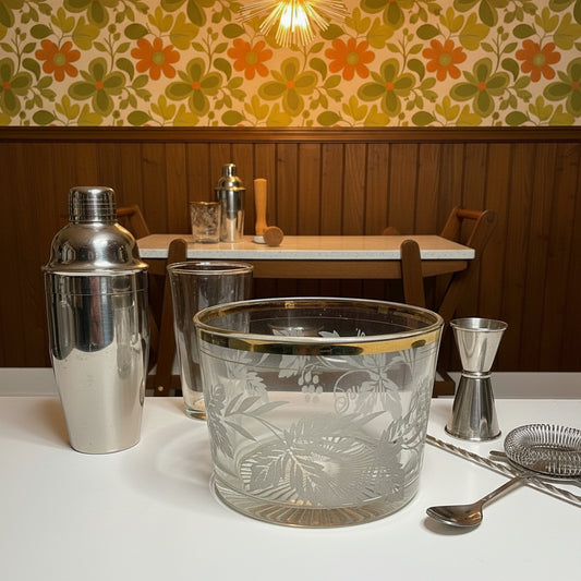 Vintage Bartlett Collins Ice Bucket - c1950s