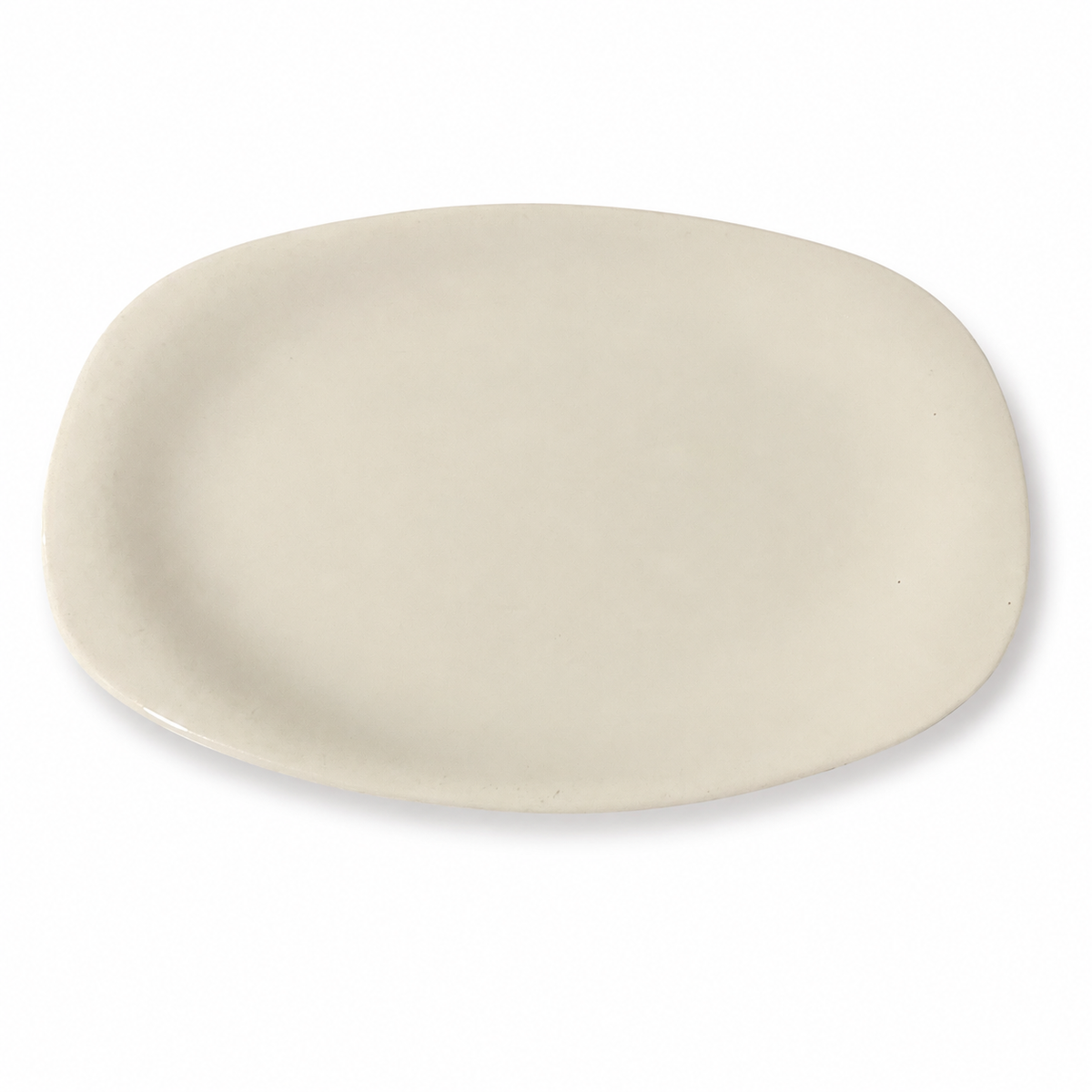 Vintage Iroquois Bridal White Oval Serving Platter by Ben Seibel