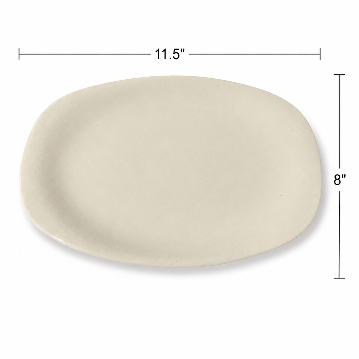 Vintage Iroquois Bridal White Oval Serving Platter by Ben Seibel