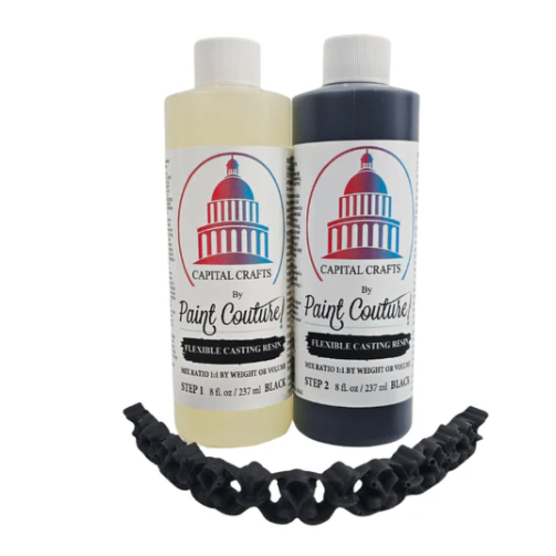 Paint Couture Flexible Casting Resin Black - Lightweight & Flexible