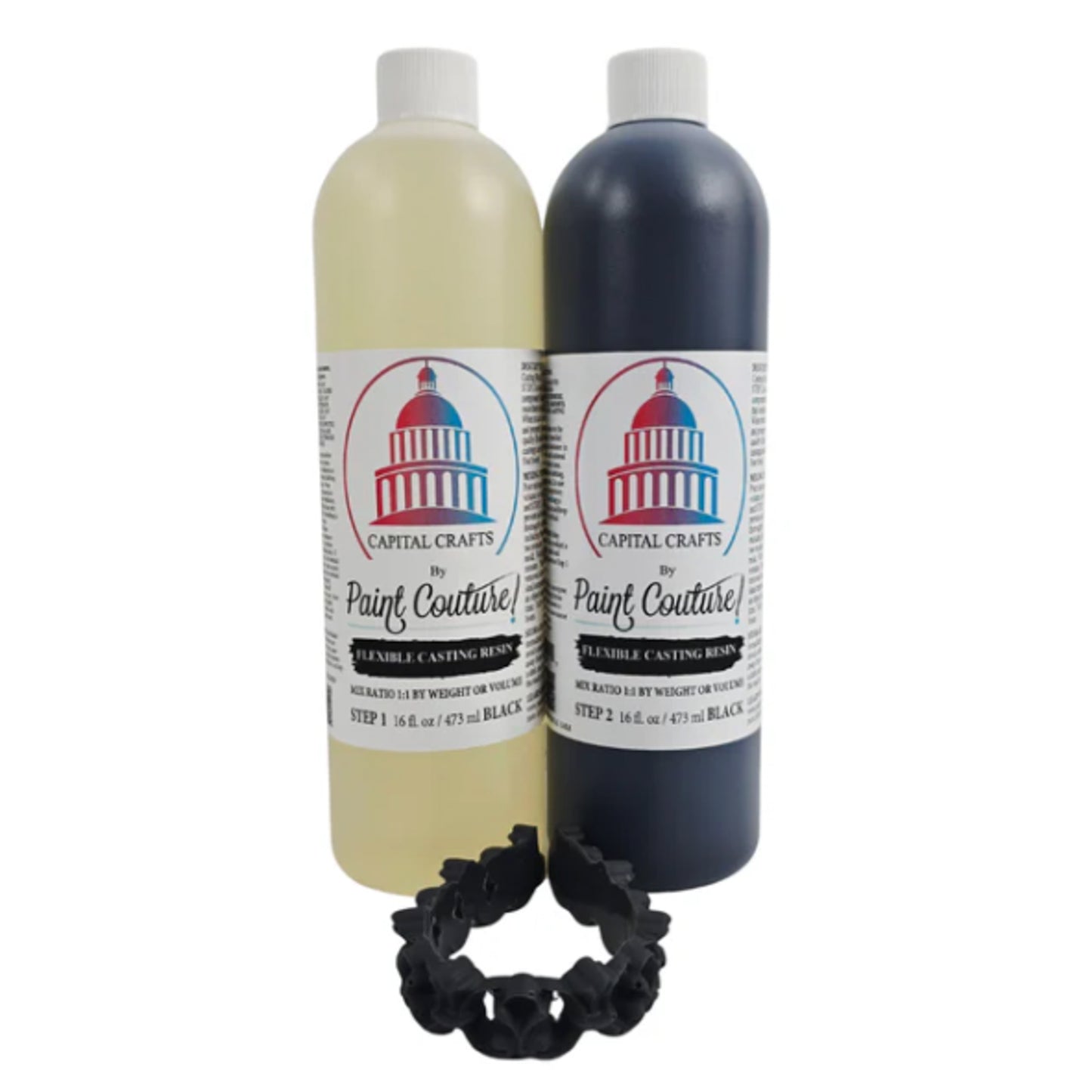 Paint Couture Flexible Casting Resin Black - Lightweight & Flexible