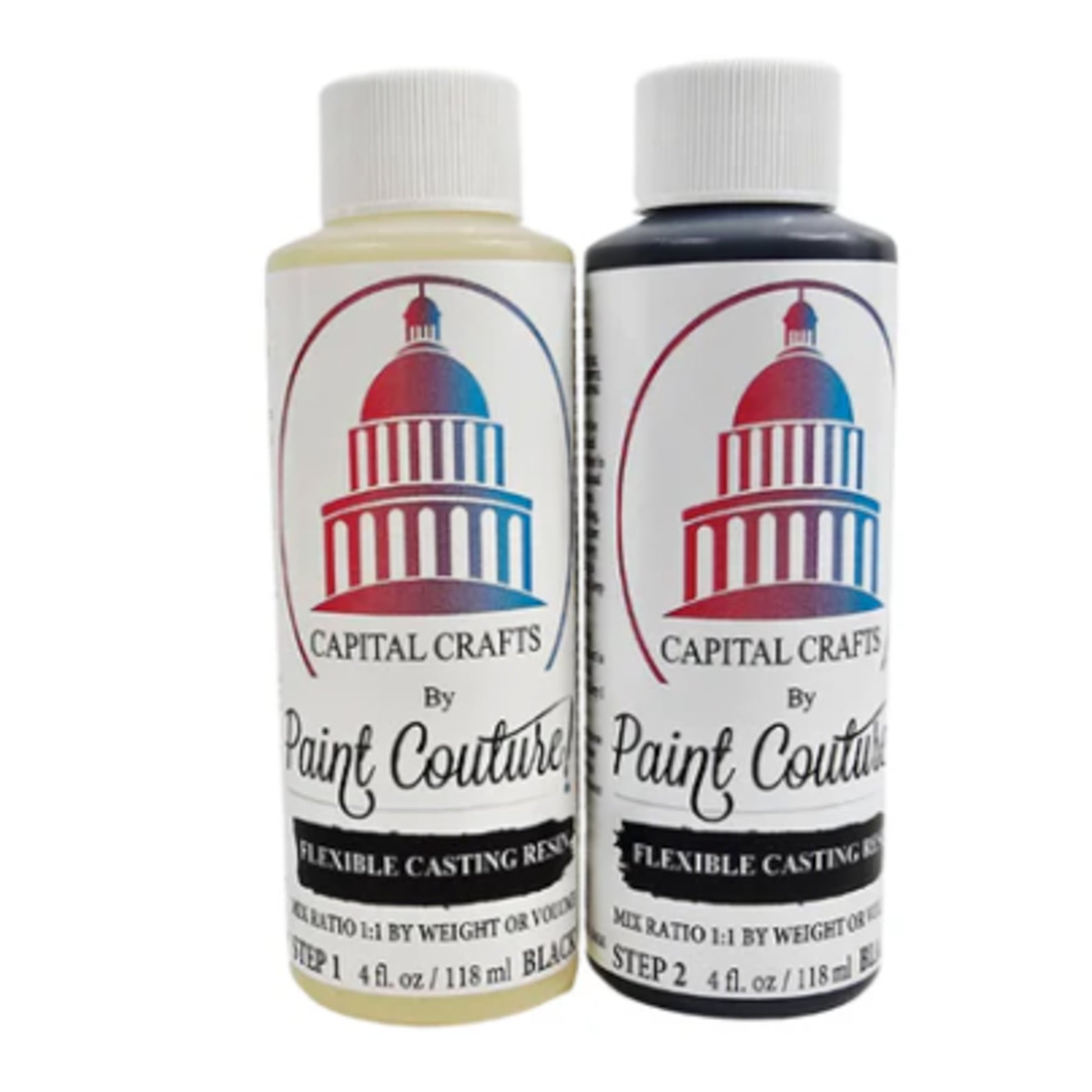 Paint Couture Flexible Casting Resin Black - Lightweight & Flexible