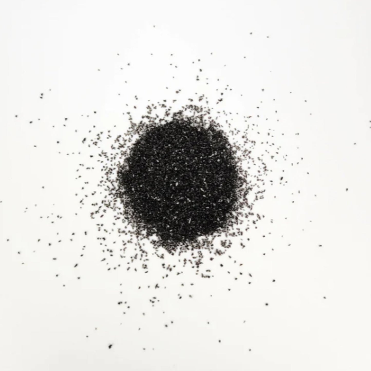 Black Onyx Glass Glitter by Paint Couture - Imported from Germany