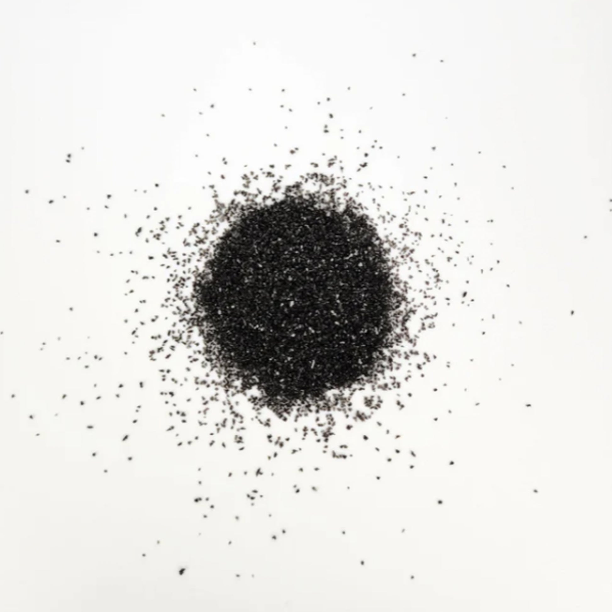 Black Onyx Glass Glitter by Paint Couture - Imported from Germany